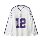 Loovay Virelle Top, Oversized Varsity Jersey