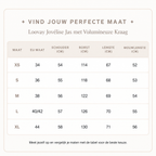 Loovay Jovélise Jas met Volumineuze Kraag