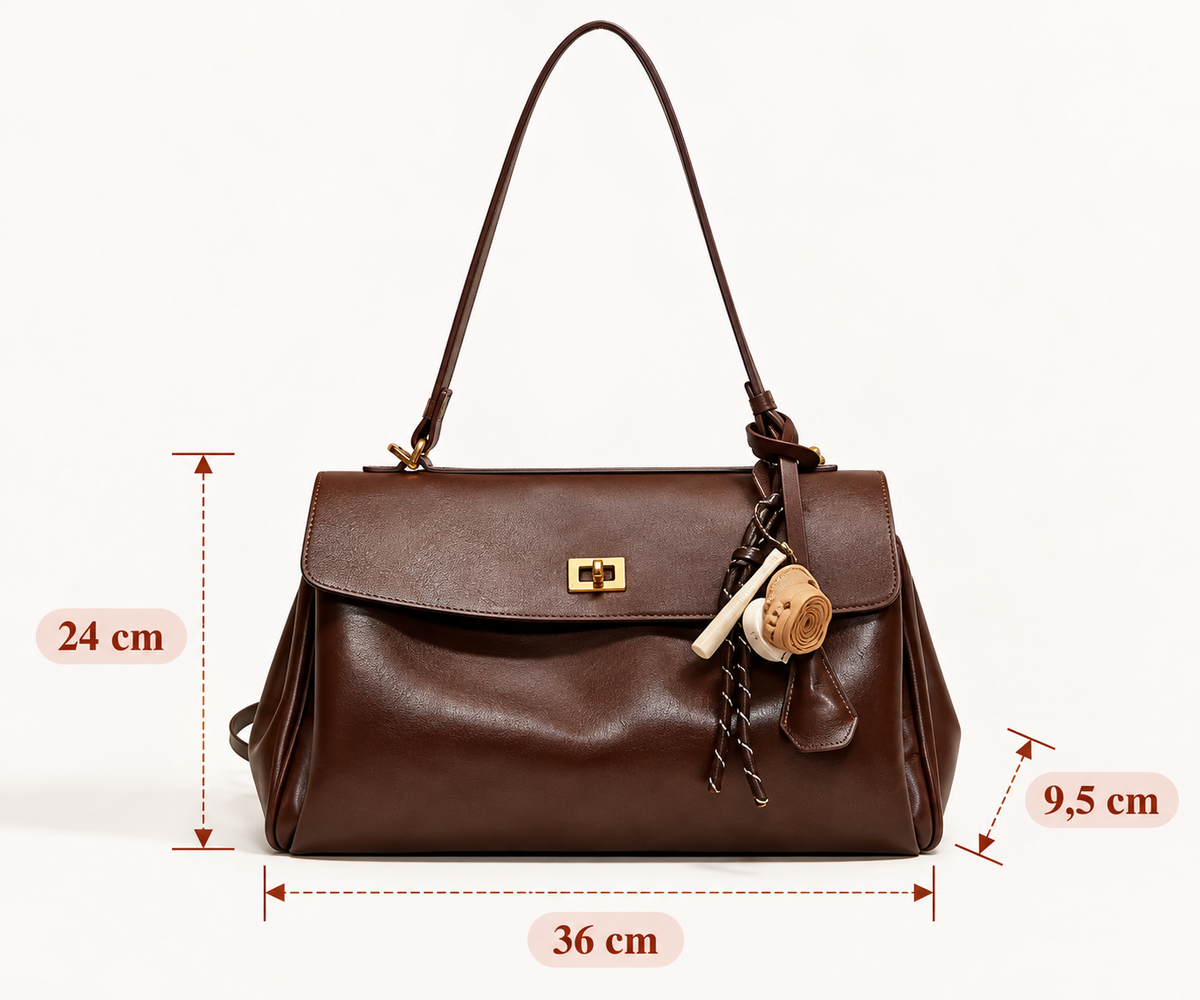 Loovay Vintessa Schoudertas met Vintage Details