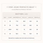 Loovay Babylune Bodysuit met Kant