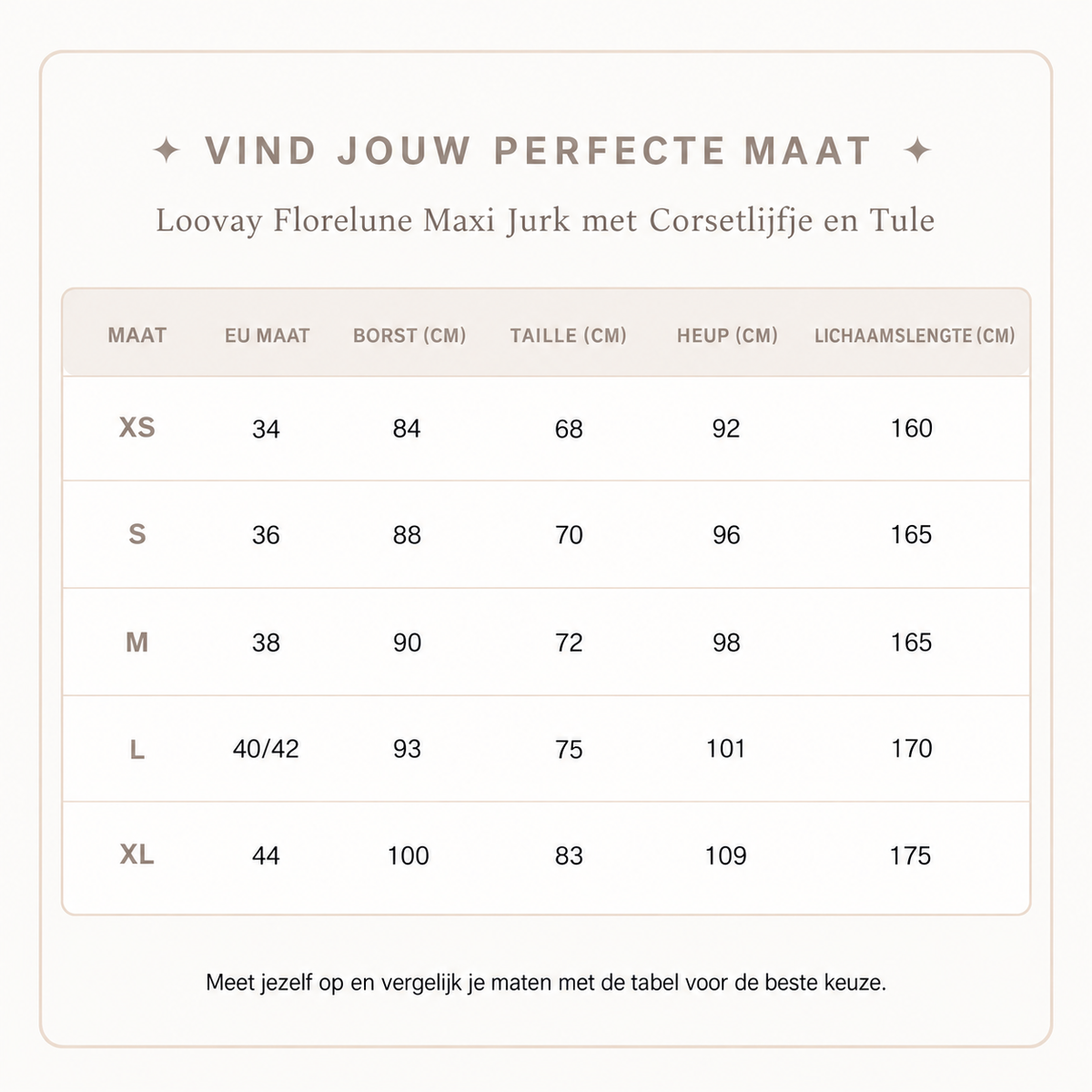 Loovay Florelune Maxi Jurk met Corsetlijfje en Tule