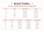 Loovay Tigrelle Pyjamaset met Tijgerprint