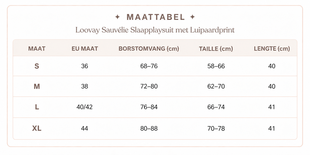 Loovay Sauvélie Slaapplaysuit met Luipaardprint