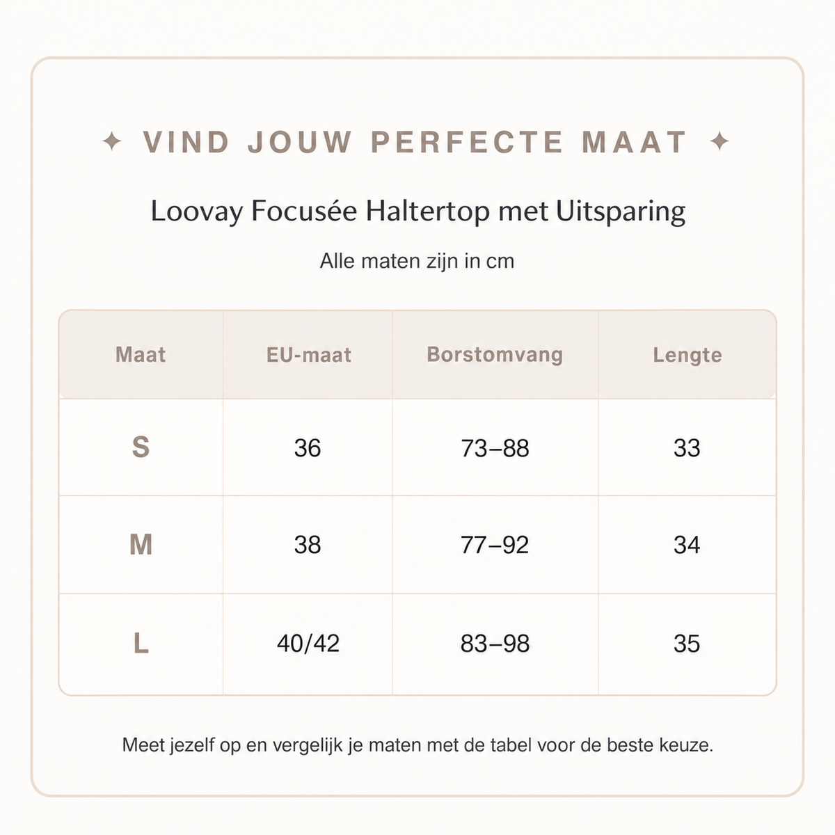 Loovay Focusée Haltertop met Uitsparing