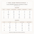 Loovay Monélise Pyjamaset met Blouse en Shorts