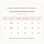 Loovay Enchantée Haltertop met Kant