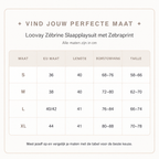 Loovay Zébrine Slaapplaysuit met Zebraprint