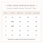 Loovay Azorélie Kanten Top met V Hals