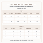 Loovay Matinrose Pyjamaset met Bloemenprint