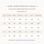 Loovay Dormélie Pyjamaset met Kant
