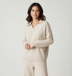 Loovay Clairmont Lounge Set met Kraag en Broek