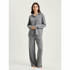 Loovay Clairmont Lounge Set met Kraag en Broek