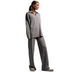 Loovay Clairmont Lounge Set met Kraag en Broek