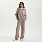 Loovay Clairmont Lounge Set met Kraag en Broek