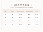 Loovay Bleuveline Pyjamaset met Kant
