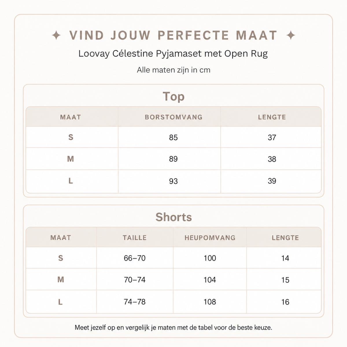 Loovay Célestine Pyjamaset met Open Rug