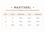 Loovay Fleurette Slaapplaysuit met Bloemenprint