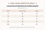 Loovay Floravie Nachthemd met Bloemenprint