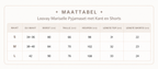 Loovay Mariselle Pyjamaset met Kant en Shorts