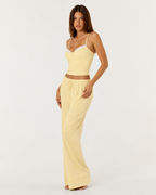Loovay Veloutée Loungeset met Wijde Broek