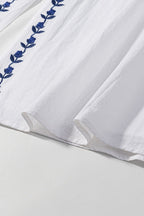 Loovay Thalira Jurk, Borduurdetail Midi