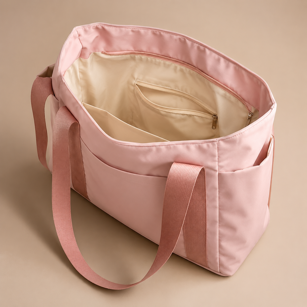 Loovay Mavella Shopper van Oxford-stof