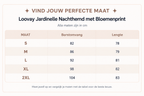 Loovay Jardinelle Nachthemd met Bloemenprint