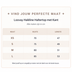 Loovay Haléline Haltertop met Kant