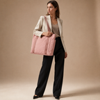 Loovay Mavella Shopper van Oxford-stof