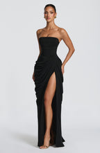 Loovay Lorienne Jurk, Strapless Maxi Design