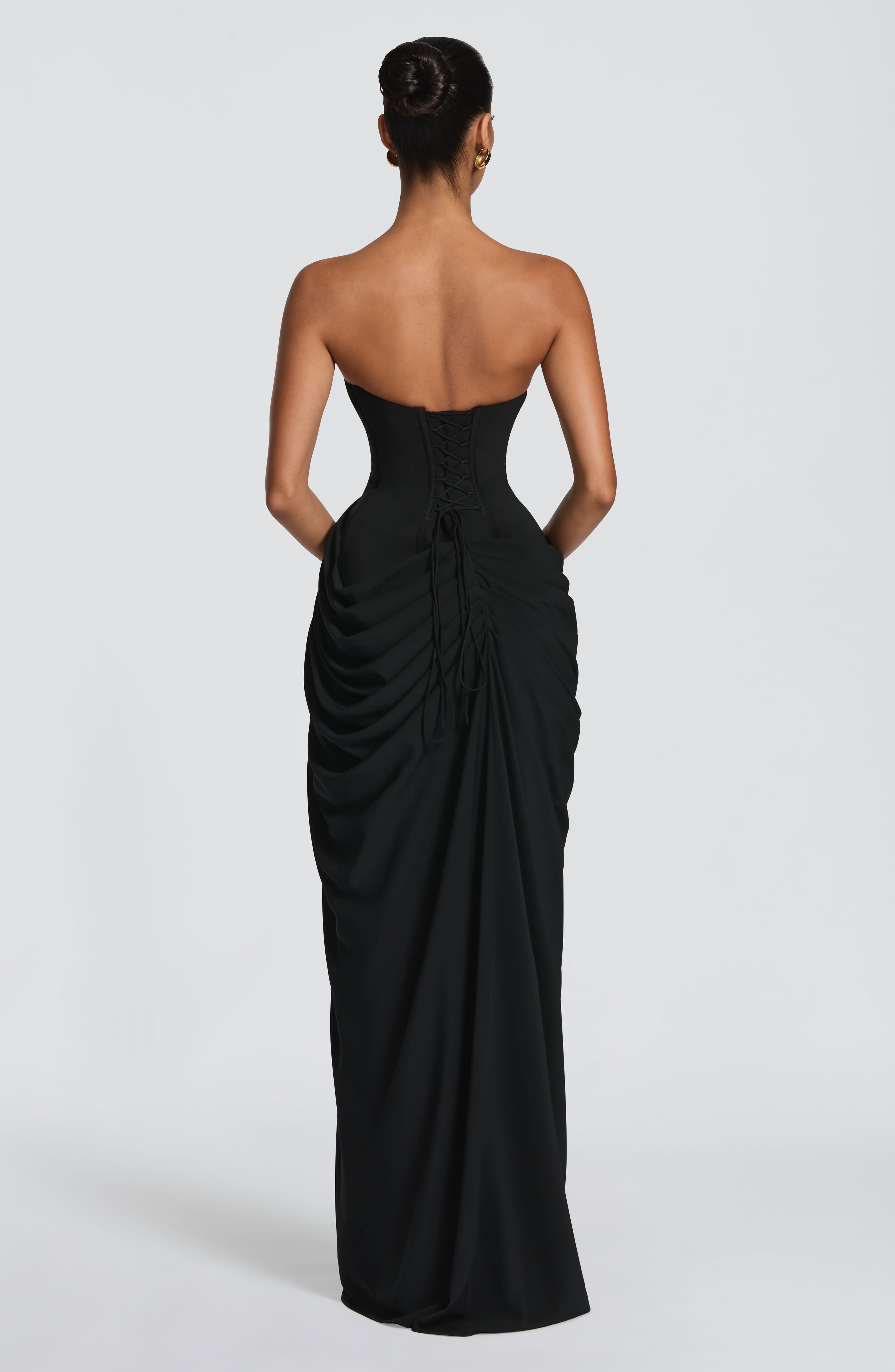 Loovay Lorienne Jurk, Strapless Maxi Design