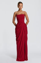 Loovay Lorienne Jurk, Strapless Maxi Design
