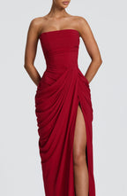 Loovay Lorienne Jurk, Strapless Maxi Design