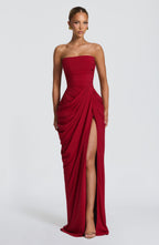 Loovay Lorienne Jurk, Strapless Maxi Design