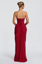 Loovay Lorienne Jurk, Strapless Maxi Design