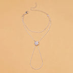 Loovay Floréa Handketting, Bloemdetail met Zirkonia