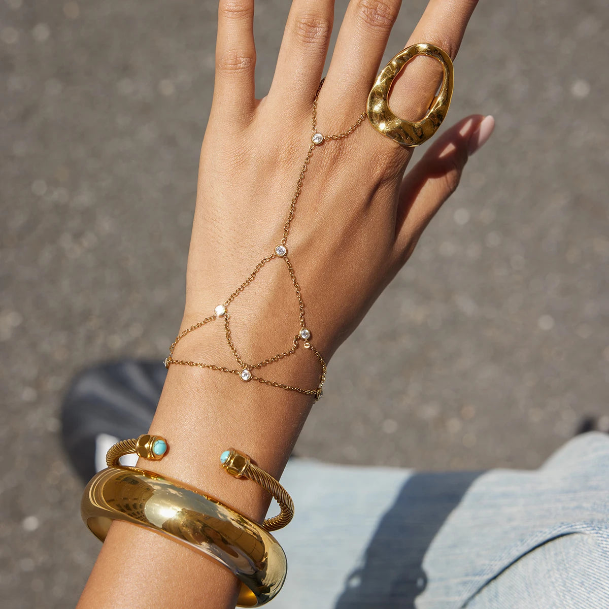 Loovay Aurielle Handketting, Zirkoniadetails