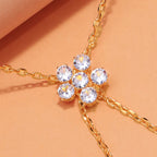 Loovay Floréa Handketting, Bloemdetail met Zirkonia