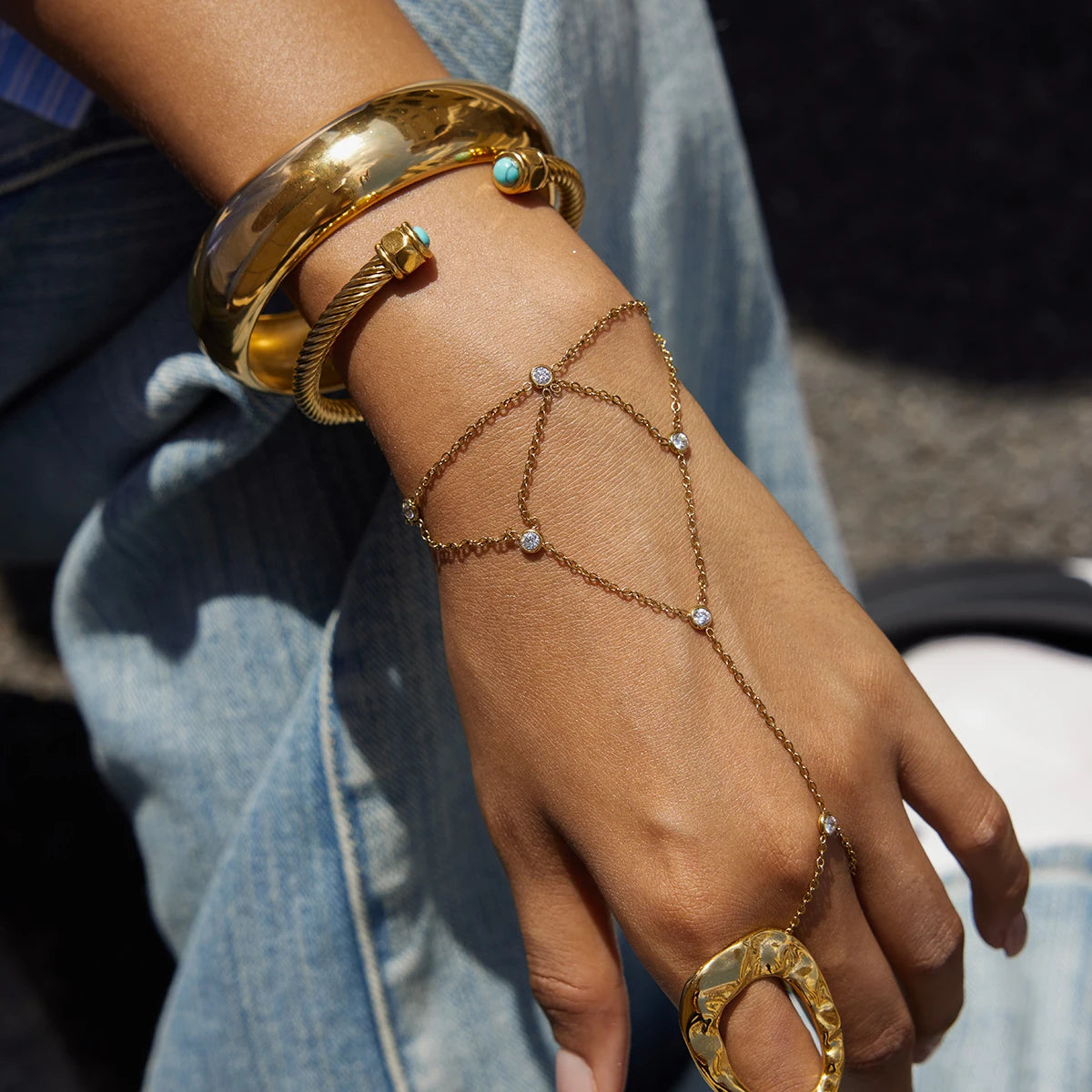 Loovay Aurielle Handketting, Zirkoniadetails