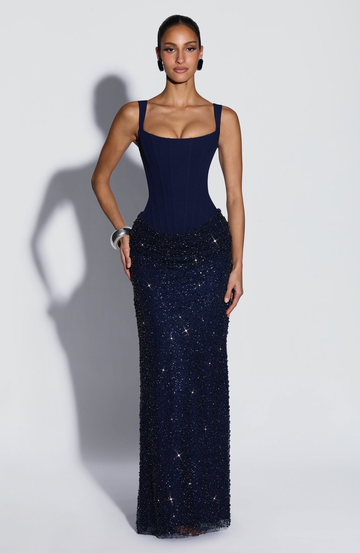 Loovay Velisse Corset Maxi Jurk