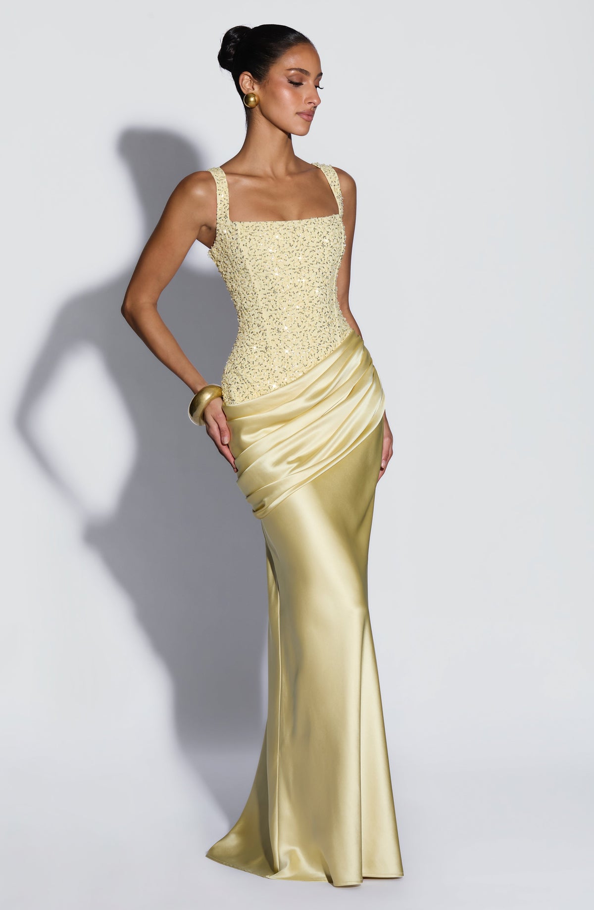 Loovay Calista Maxi Jurk met Corset