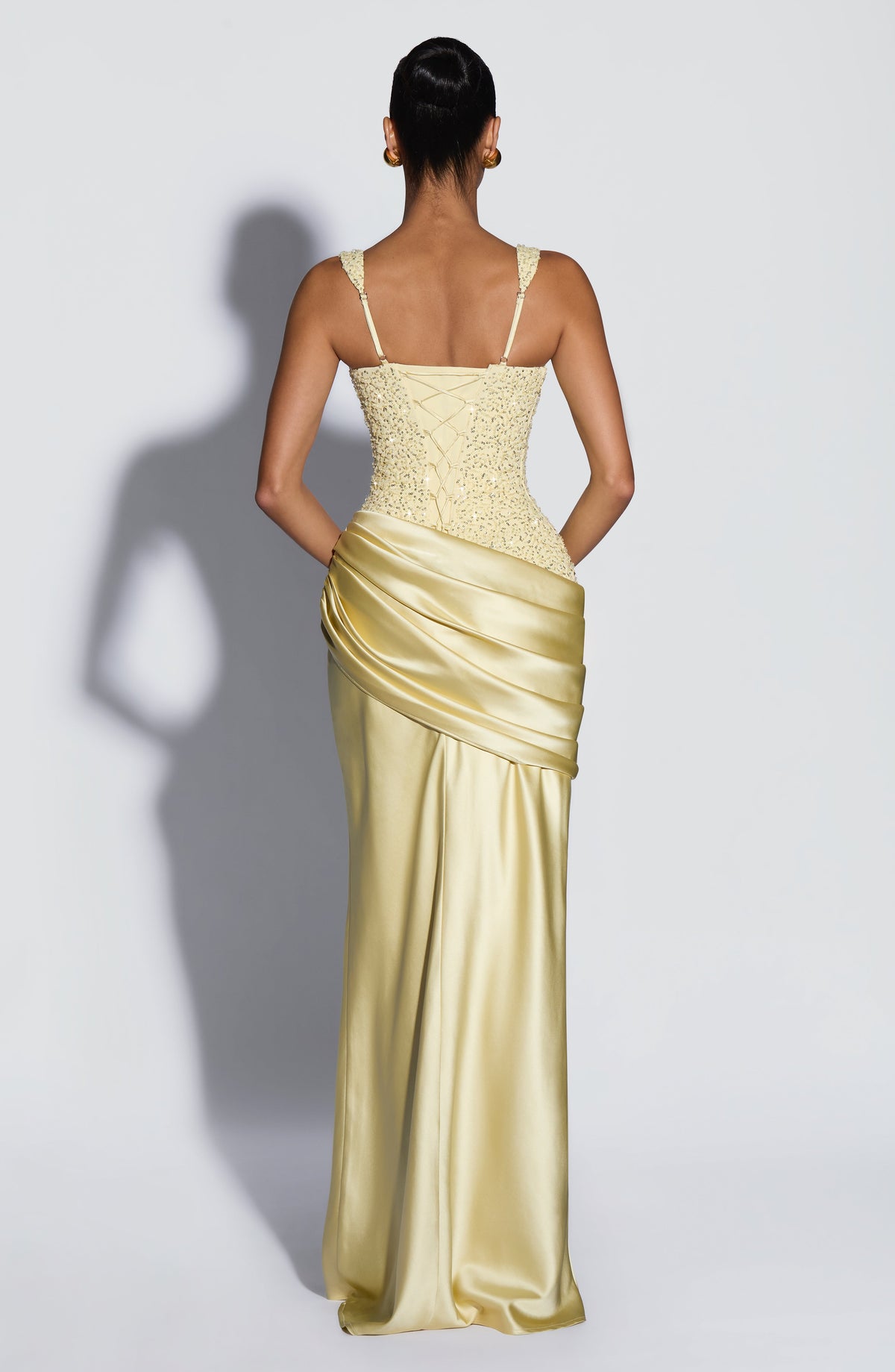 Loovay Calista Maxi Jurk met Corset