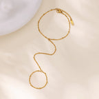 Loovay Aurelia Handketting, Goudkleurige Schakel