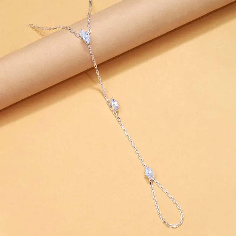 Loovay Celivra Vingerarmband, Kristaldetail