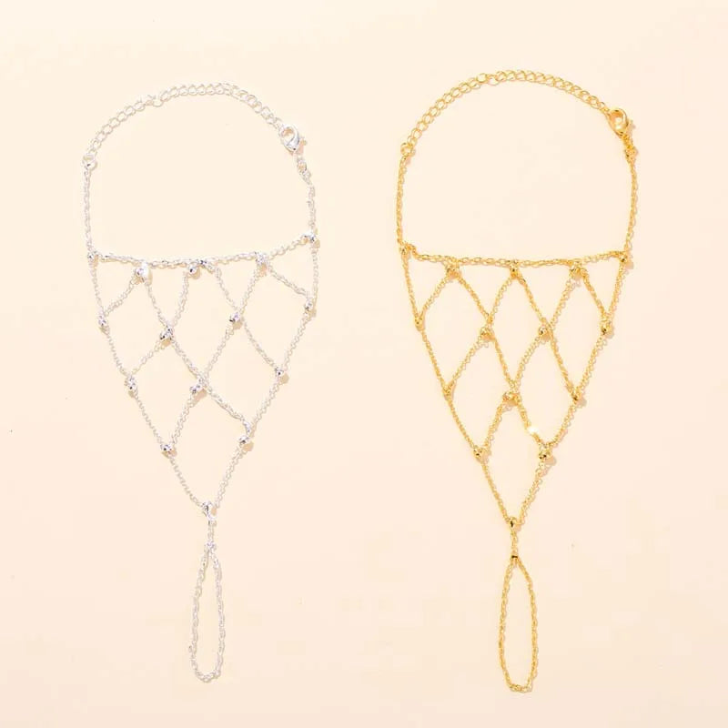 Loovay Isalune Handketting, Geometrisch Meshdesign
