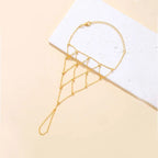 Loovay Isalune Handketting, Geometrisch Meshdesign
