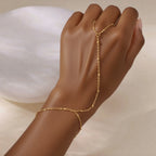 Loovay Aurelia Handketting, Goudkleurige Schakel
