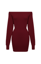 Loovay Marivelle Off Shoulder Mini Jurk