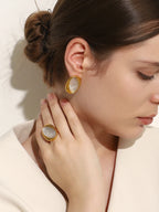 Loovay Mariselle Sieradenset, Ovale Schelpdetails