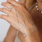 Loovay Isalune Handketting, Geometrisch Meshdesign